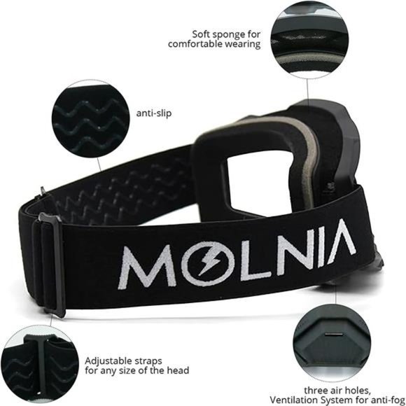 Motorcycle Goggles,Dirt Bike Goggles,Motocross Goggles Windproof Goggles Dustpro - Picture 5 of 7